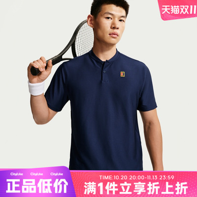 NIKE男子透气休闲短袖T恤POLO衫