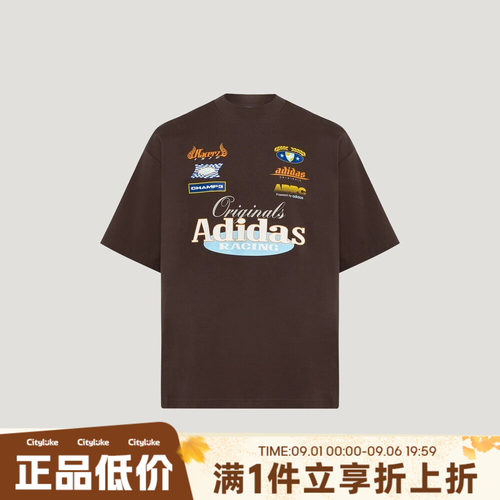 adidas阿迪达斯三叶草男子秋RAC GFX TEE运动休闲短袖T恤LD6517
