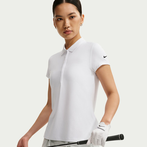NIKE耐克女子秋AS DF UV NGC SS POLO运动休闲短袖T恤IH3202-100