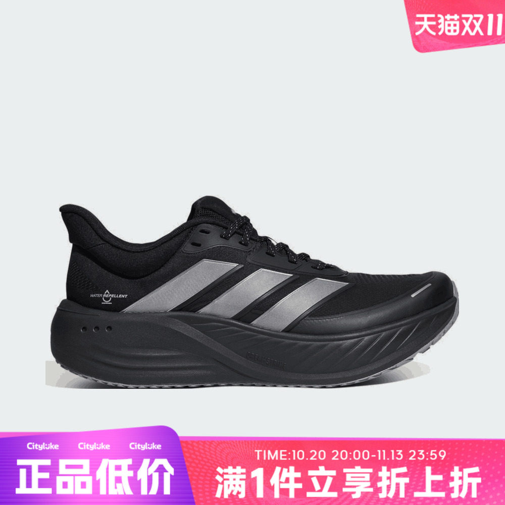 adidas阿迪达斯男女冬CUSHIONNOVA运动训练跑步鞋LA2127