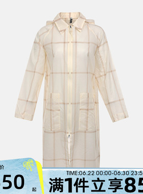 adidas阿迪达斯女子SHEER LONG JKT运动健身夹克外套KV9243