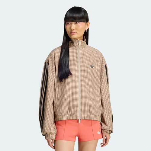 adidas阿迪达斯三叶草女子秋CHECKS TT夹克外套LE8307