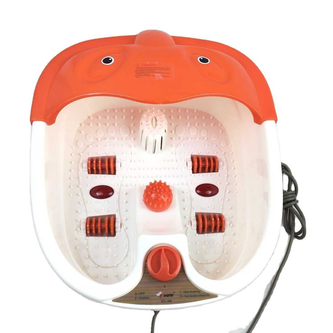 足浴盆器按摩洗脚盆电动加热泡脚桶家用恒温浅桶足疗机便携式