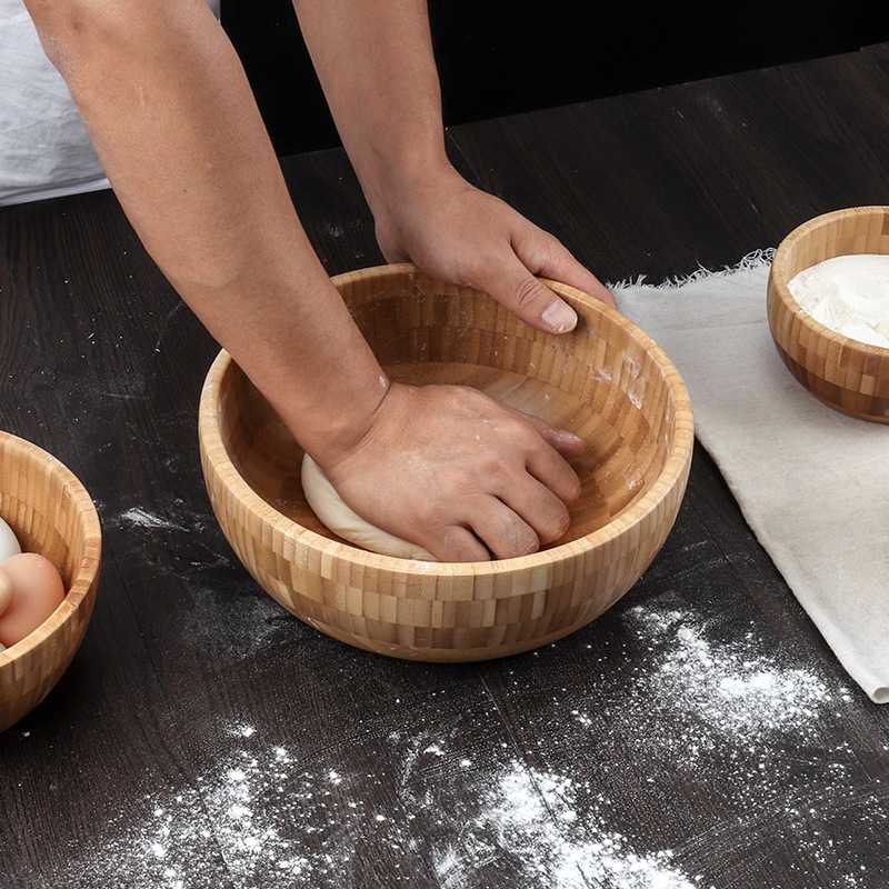 木盆餐具厨房实木和面盆揉面盆不粘面发面盆活面盆日式大木盆饭盆