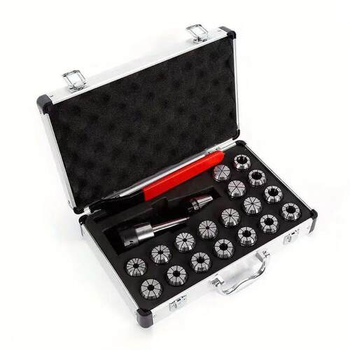 数控加工MTB4-ER2铣刀柄筒夹BT40-ER2弹簧雕刻机夹头19PCS套装