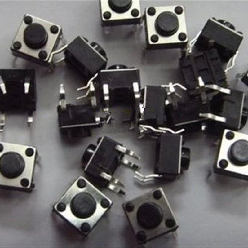 1000只6*6*5轻触4脚微动按钮6x6x5微型电磁炉配件面板按键开关