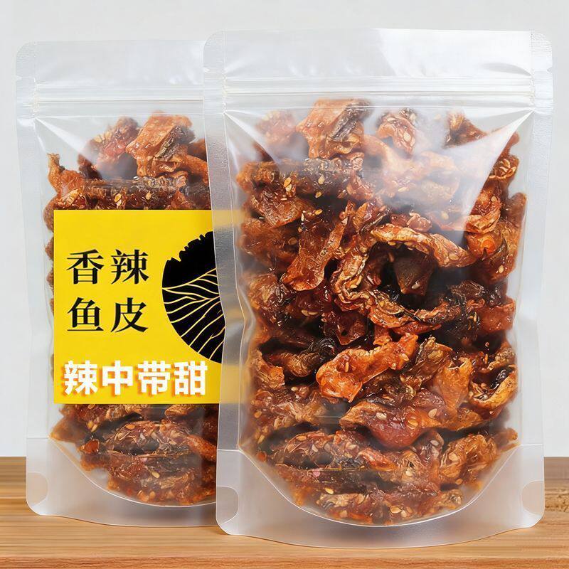 香辣甜辣鳕鱼皮蜜汁鱼皮零食