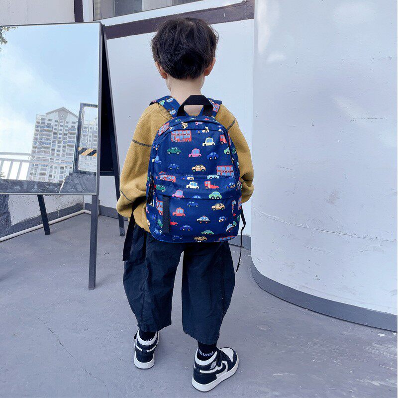 幼儿园书包男童小汽车防水超轻尼龙布料3-6岁背包小学生旅游补课