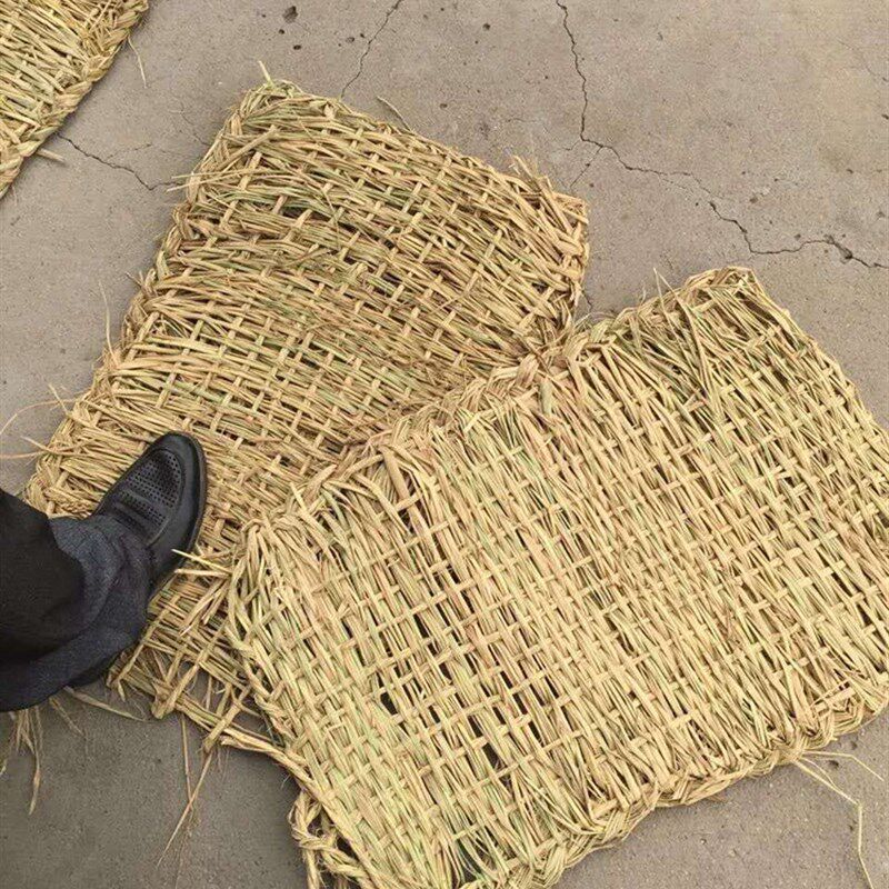防滑草垫子稻草袋子稻草草编织稻草垫编织草袋子防汛稻草草垫