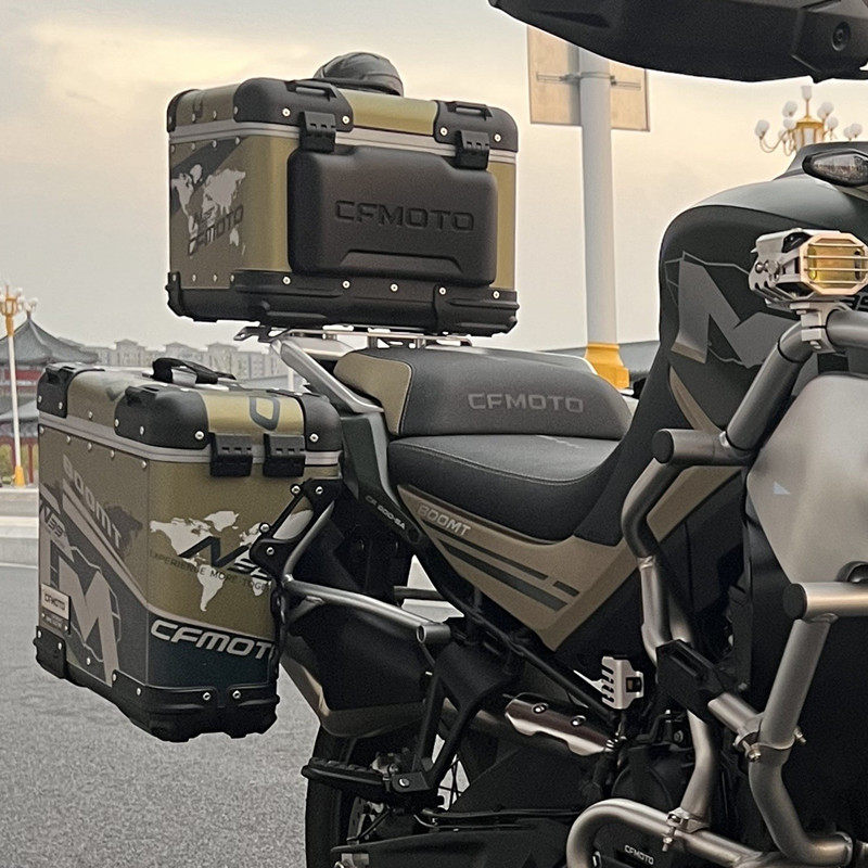 适用春风800MT边箱贴纸适合原厂铝箱反光耐磨车身贴800MT沙漠黄