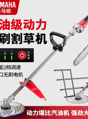 无刷电动割草机充电式小型家用草坪机多功能农用收割果园除草机