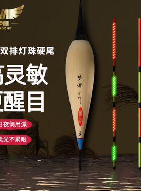 梦者钓具新升级D08-D13芦苇电子漂夜光浮漂日夜两用灵敏醒目夜钓