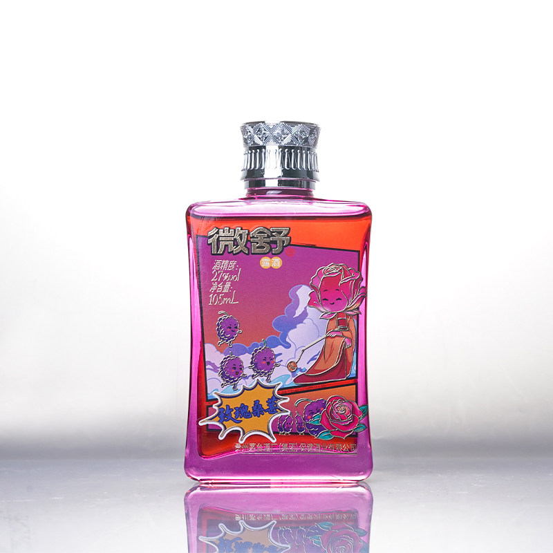 微舒玫瑰桑葚 草本酱香露酒微醺必备高颜值聚会独处27度105mL*1瓶