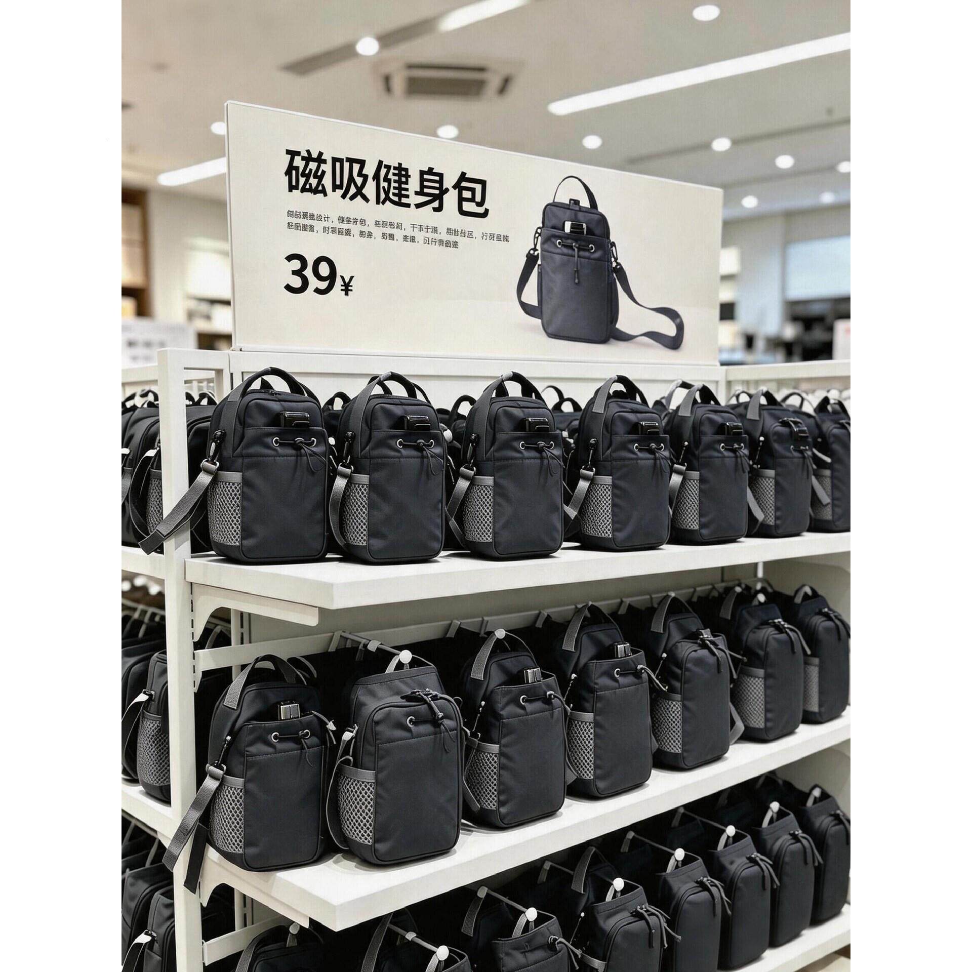 磁吸健身包水壶套水杯包