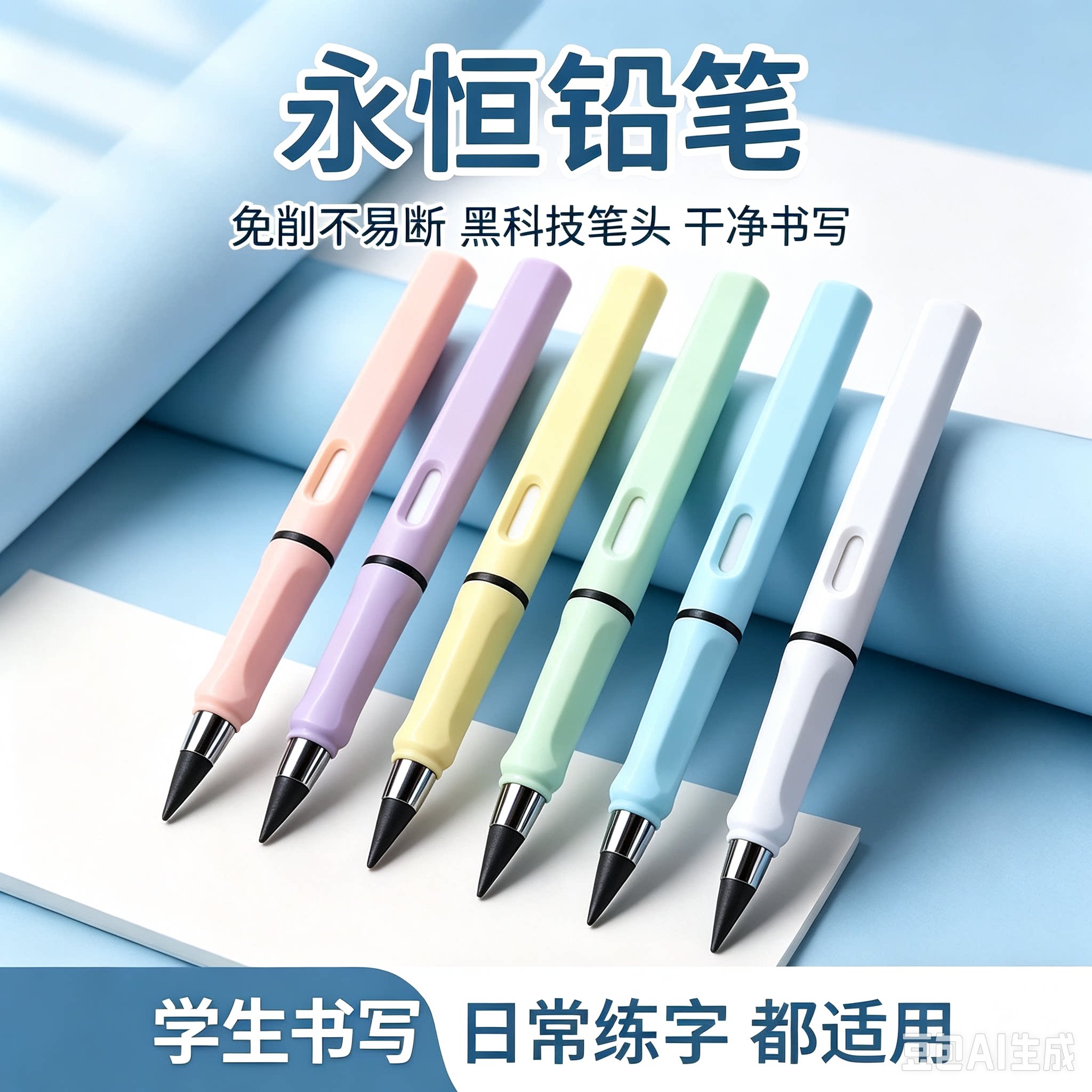 【拍一发四】永恒铅笔学生专用写不完铅笔写不断永恒正姿铅笔JT一