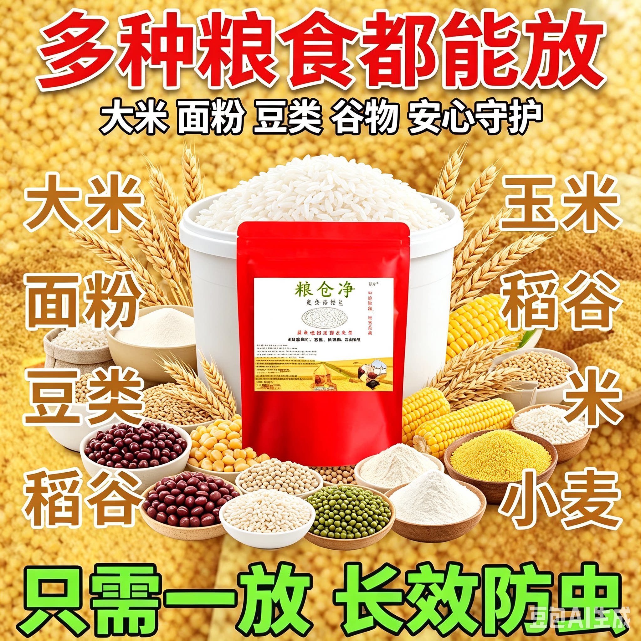 家居厨房驱防面粉虫大米虫大豆玉米粮食驱虫防霉包家用防虫MD4
