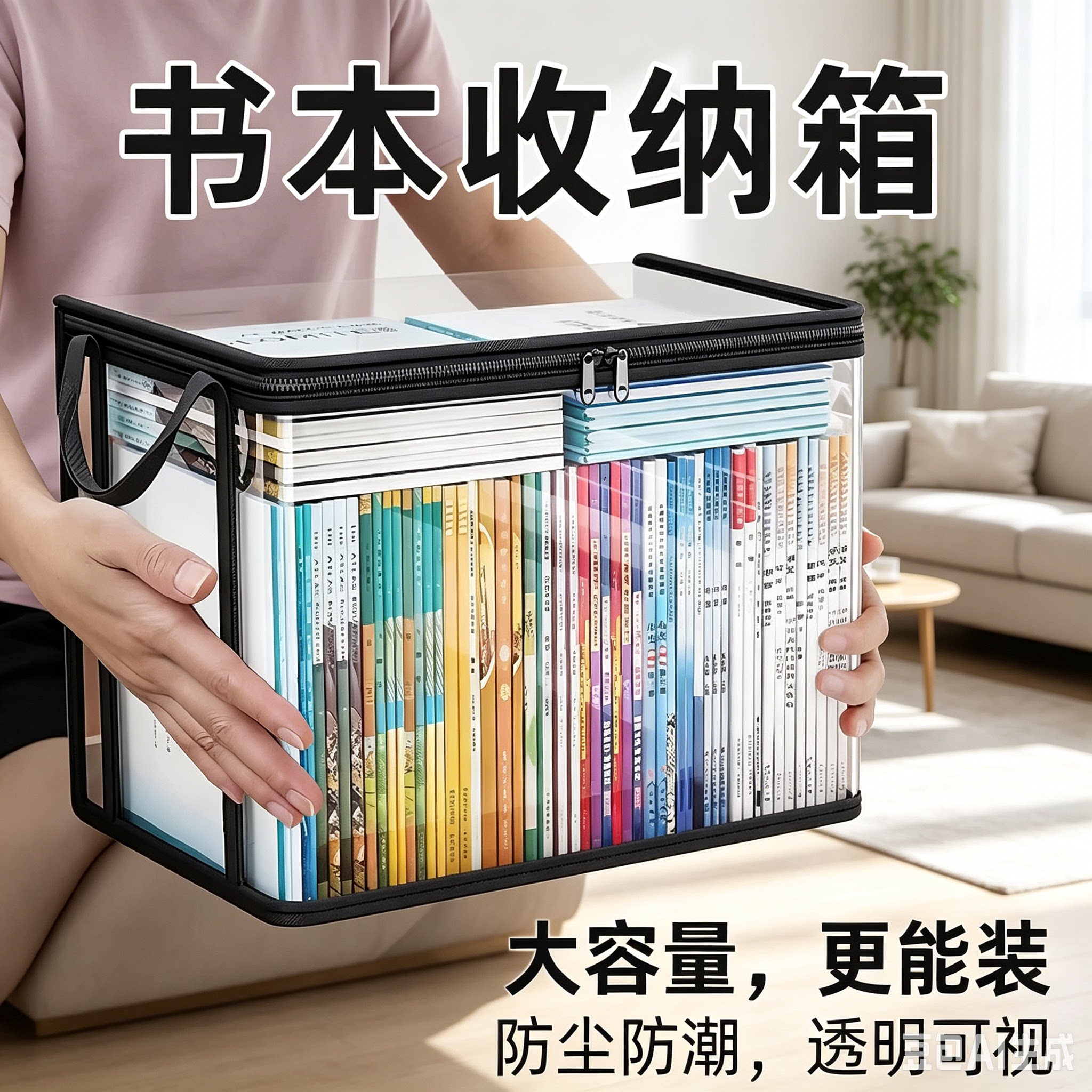 【防尘防潮】书本收纳袋神器教室家用防尘防潮书本书袋收纳透明HQ