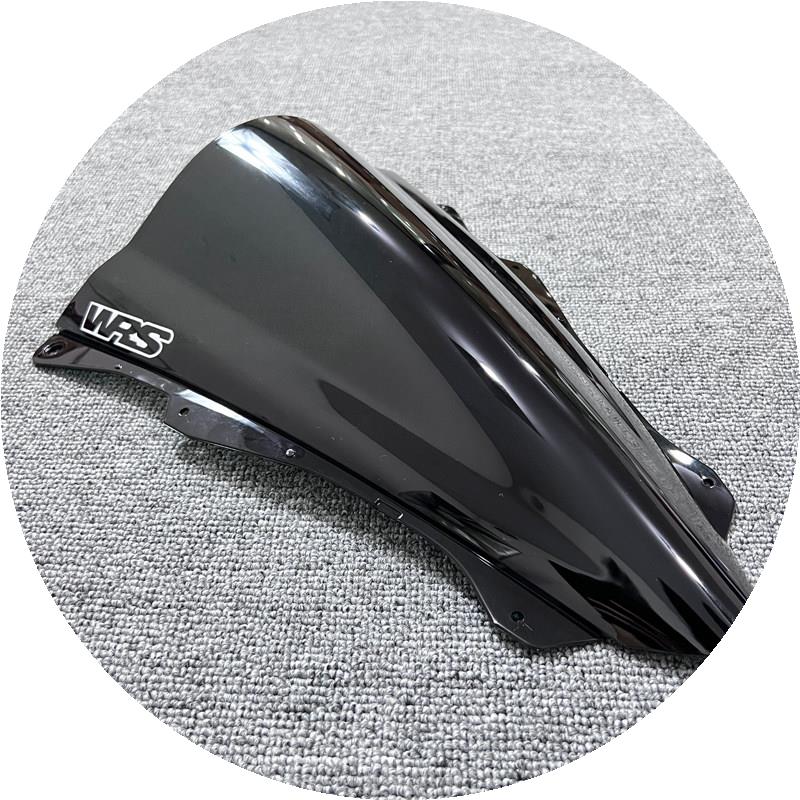 适用于川崎忍者ZX4R ZX4RR挡风玻璃加高挡风玻璃竞技前挡风改装件图片