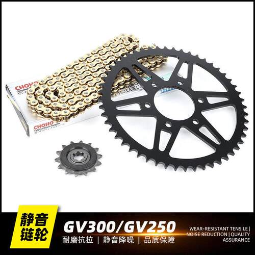 适用大韩晓星GV300S GV250机车改装静音链轮大齿盘征和油封链条