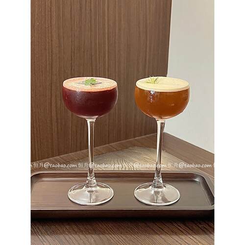 经典coupe鸡尾酒杯通透高脚玻璃杯酒吧家用通用调饮出片神器微醺