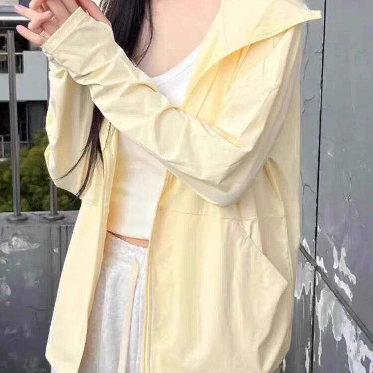 奶黄色防晒服女款2026新