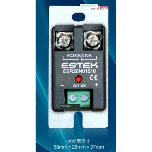 全新原装 ESTEK 迷你型SSR 固态继电器ESR20N01010，ESR20N04010