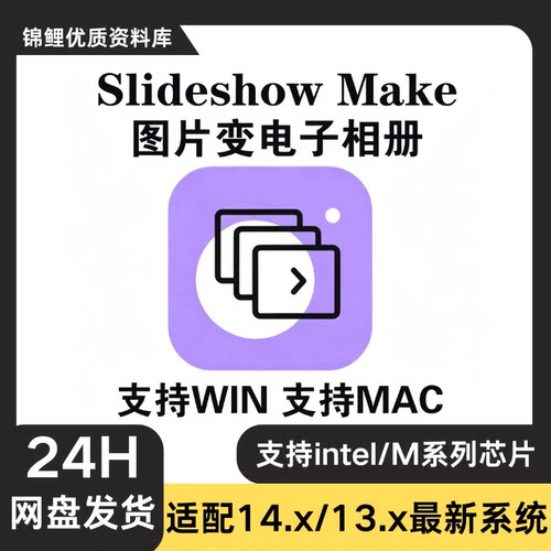 Movavi Slideshow Maker 幻灯片制作软件 动画 电子相册 Win+Mac