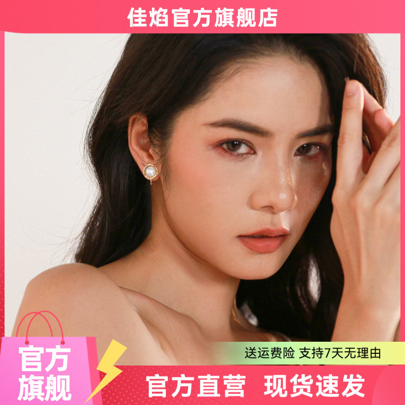 淡水珍珠耳夹女夏款轻奢爆款