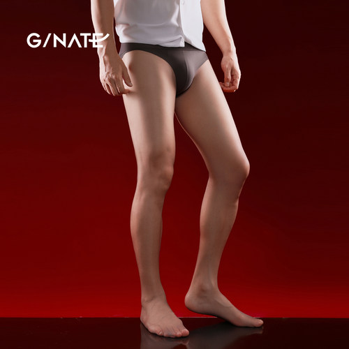 gnate男士0D超薄无缝高腰连裤袜