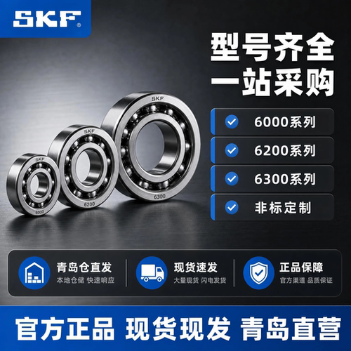 进口SKF深沟球轴承6000 6001 6002 6003 6004 6005-2Z2RS正品高速