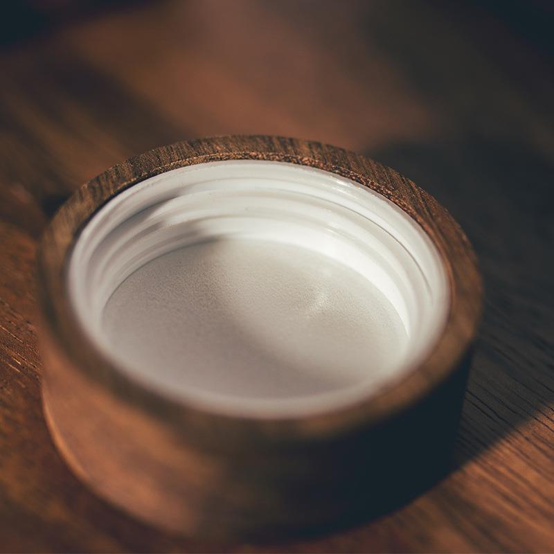 RI0T实木盖茶叶咖啡果酱燕窝蜂蜜小包装瓶厨房收纳耐热玻璃密封储