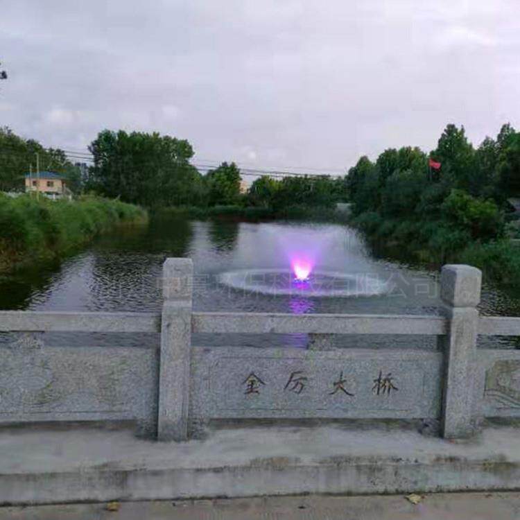 喷泉曝气机提水式喇叭花喷泉304不锈钢主机景观灯光曝气增氧设备