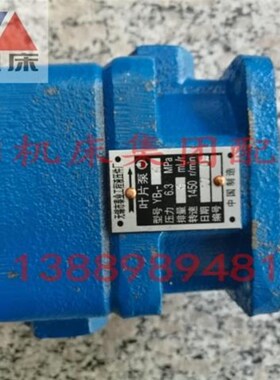 沈阳中捷镗床配件 TPX6111B TPX6113 油泵 YB1-6 叶片泵 YB1-4
