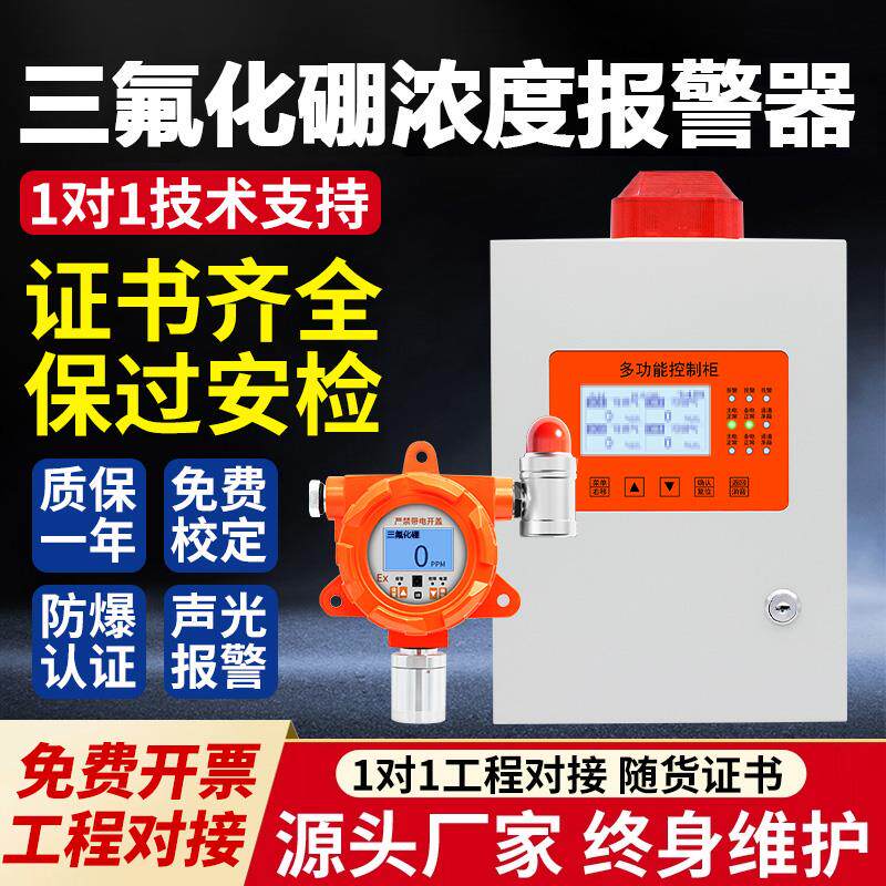 三氟化硼气体检测仪高精度监视器主机式有毒有害气体泄漏浓度警报