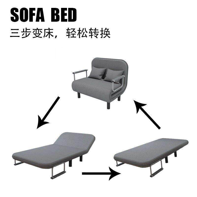 经济型多功能布艺沙发床省空间简约人双人三人两用折叠沙发床
