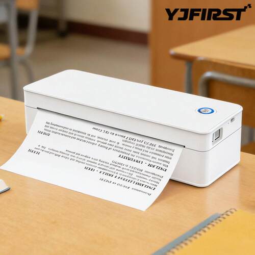 Portable A4 Inkless Thermal Printer, USB Support iOS Android