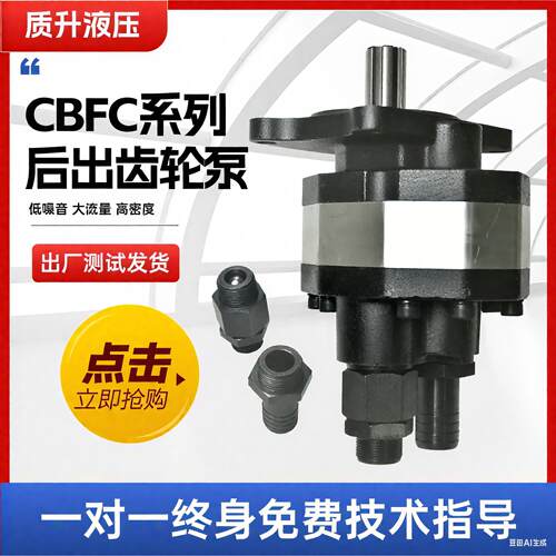 液压油泵齿轮泵后出CBFC20 25 32 40 50泵液高压齿轮泵液压机油泵
