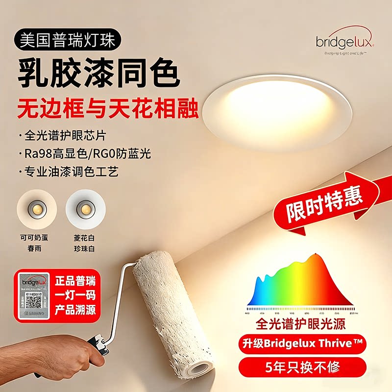 清森正品普瑞灯珠伊戈尔驱动筒灯图片