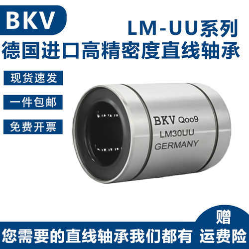 BKV进口高温LM6 8 10 12 16 20 25 30 35 40 50 60GA钢保直线轴承