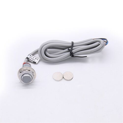 霍尔接近开关H12N1-N直流三线NPN常开带磁 性铁感应传感器24v 36V