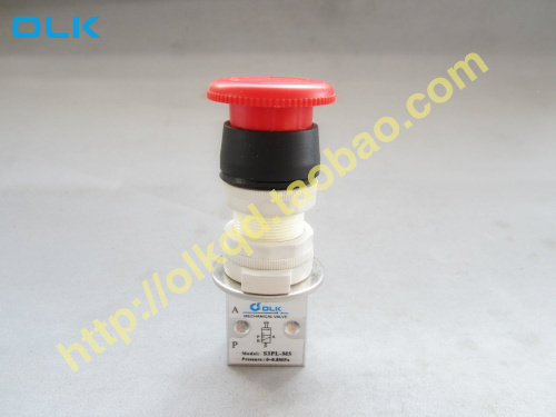 OLK机械阀S3PL-M5-06-08二位三通欧雷凯急停撞击型