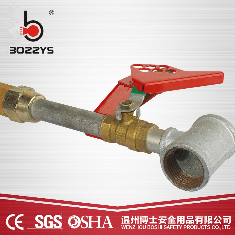 标准球阀锁具LOTO锲形球阀手柄锁工业安全挂牌上锁设备锁具F03