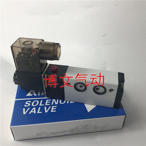 电磁阀4m210L-08 4M210-08L水孔按装孔换向阀板式碟阀