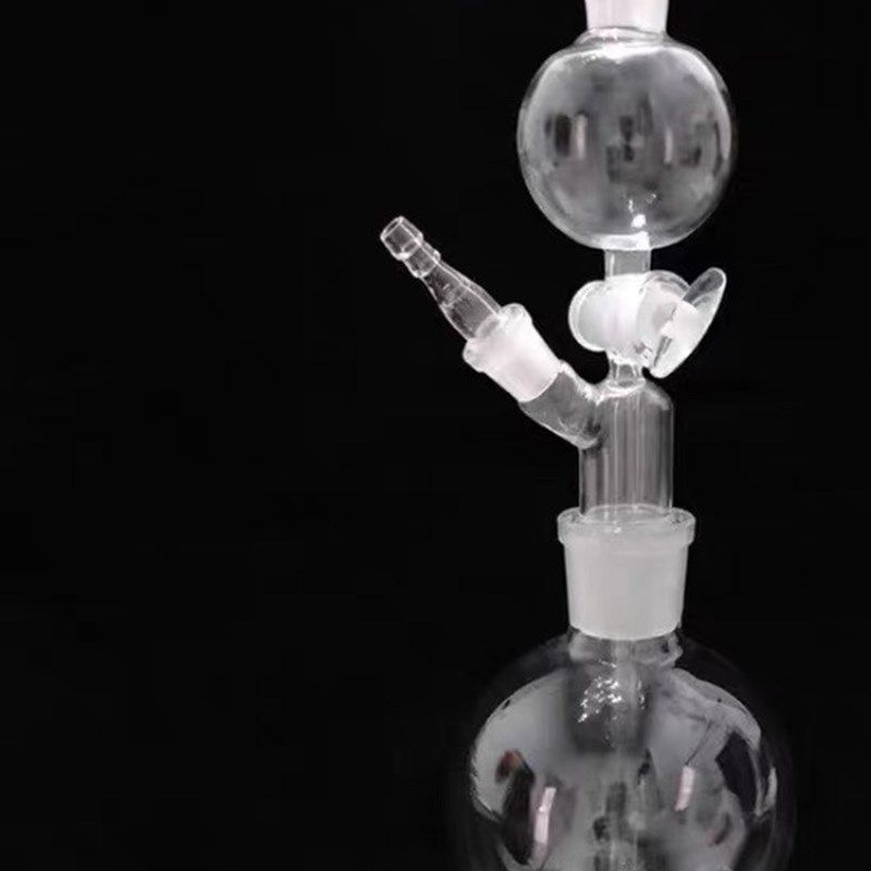 水质硫化物吹气仪配件500ml平底酸化吹气装置玻璃仪器配件套装