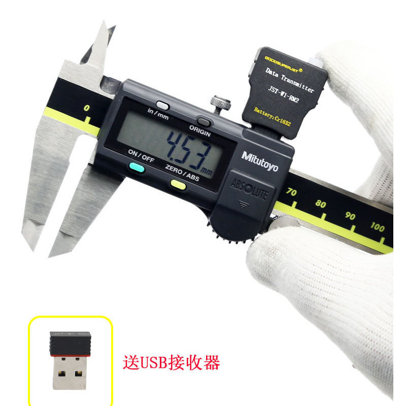 内置无线采集器通用日本三丰电子数显卡尺千分尺百分表543-781B