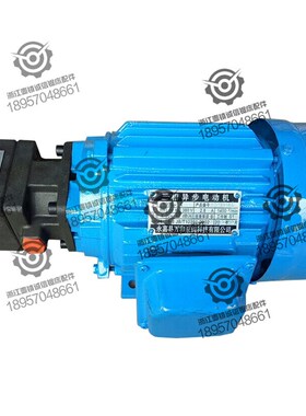 厂家直销各种带锯床配件 叶片泵电机定量泵 油泵电机0.75KW 1.5KW