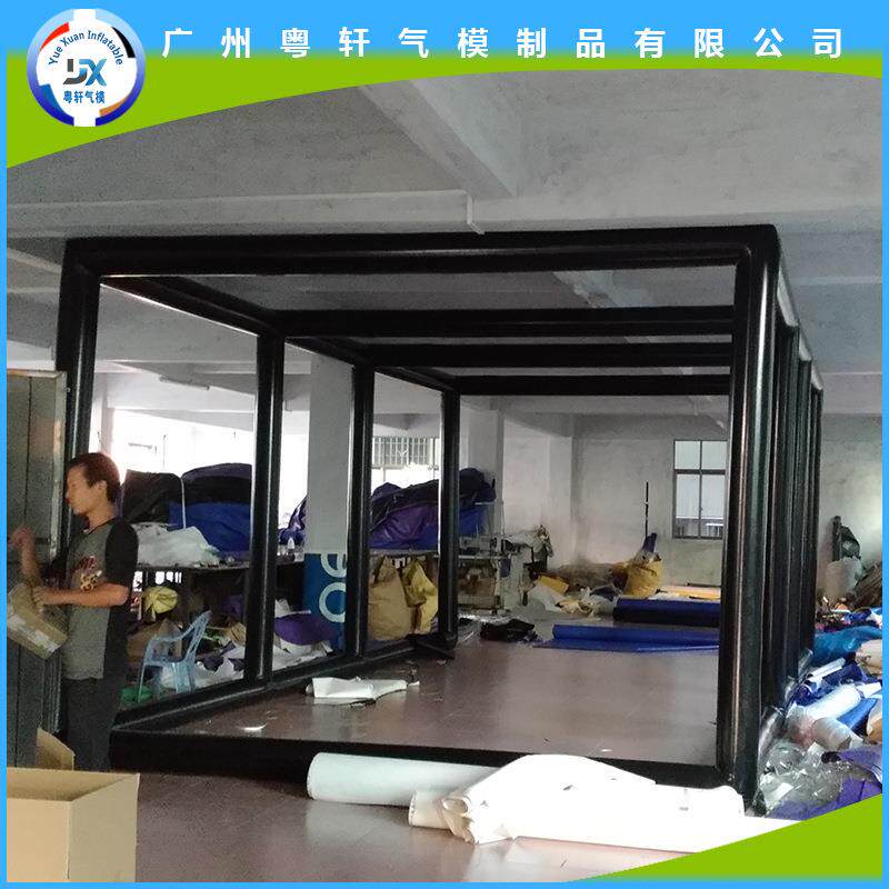充气车罩活动展览展销帐篷可折叠车罩帐篷PVC透明帐篷气泡屋