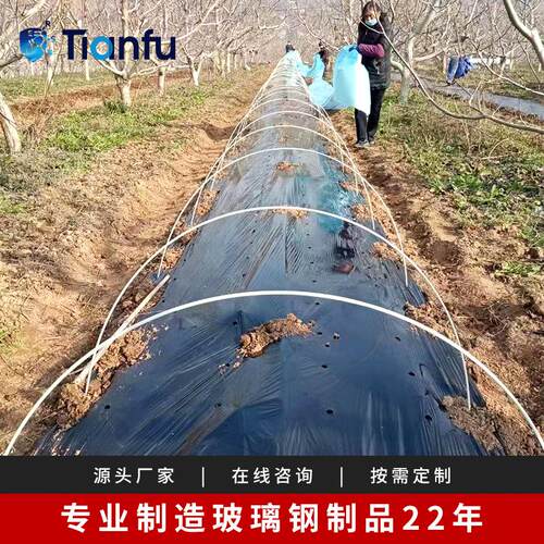 包邮工厂直发小拱棚杆支架温室蔬菜大棚骨架玻璃纤维棒玻纤实心杆