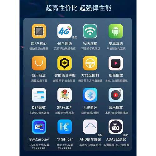 适应于东风新能源EX1E30E诺中控屏导航仪倒车车载智能车机大屏
