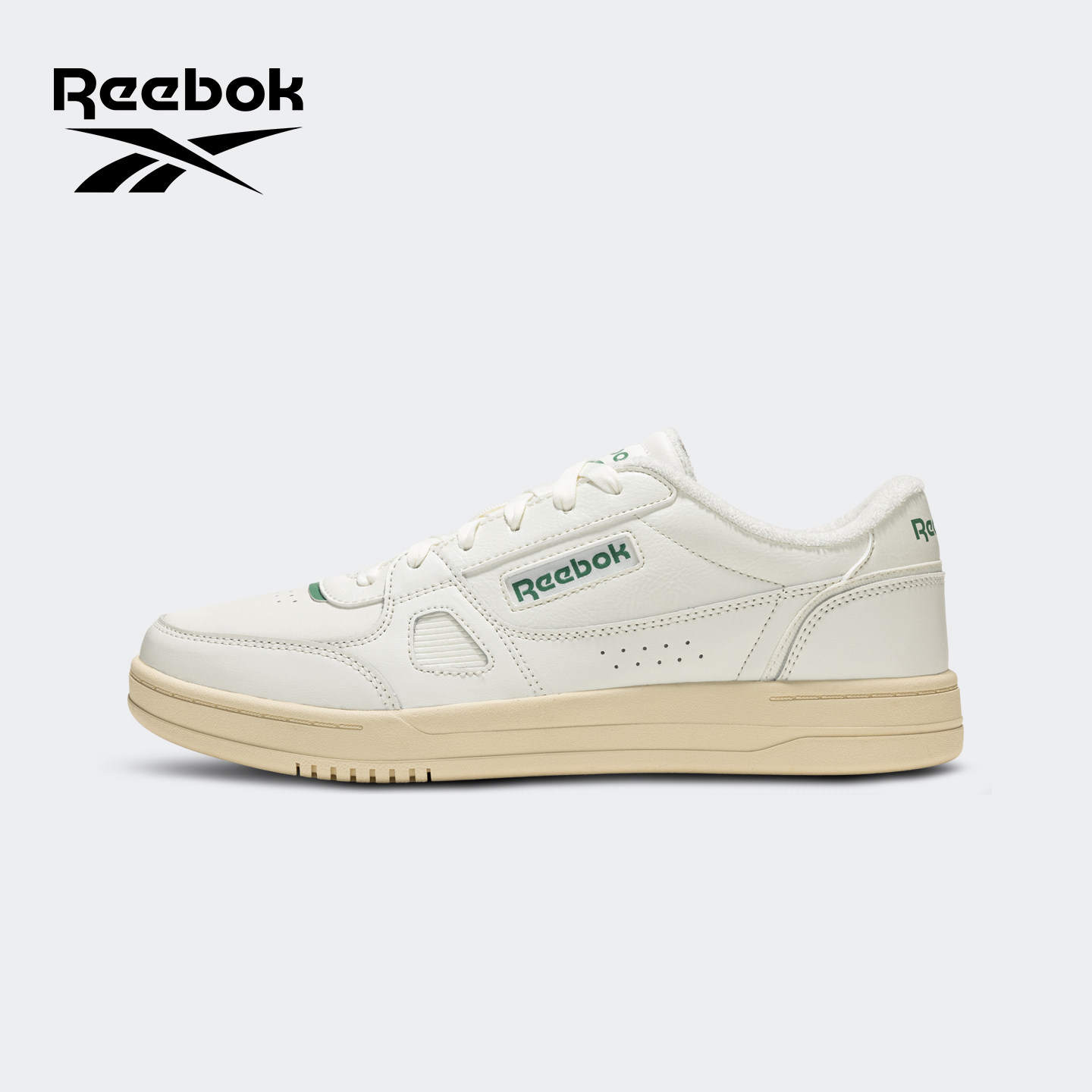 Reebok锐步板鞋男女同款复古小白鞋网球风低帮运动休闲鞋子